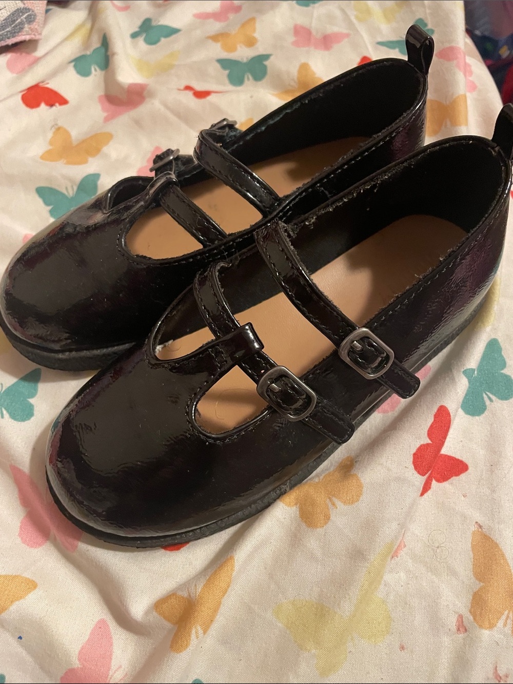 Kids Mary Jane Dress Shoes in Black